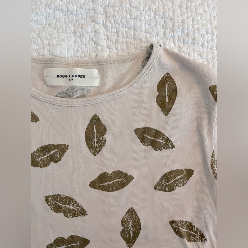 BOBO CHOSES Lip tee Size6-7